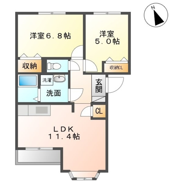 プリマステラの間取り