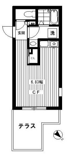 ＭＯＤＵＬＯＲ笹塚Ⅱの間取り