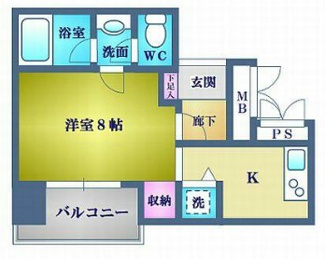 【間取り】 | アヴァンツァーレ川崎ＥＡＳＴ | 間取りです。