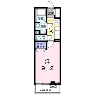 【間取り】 | ドミールＭ | 間取りです。
