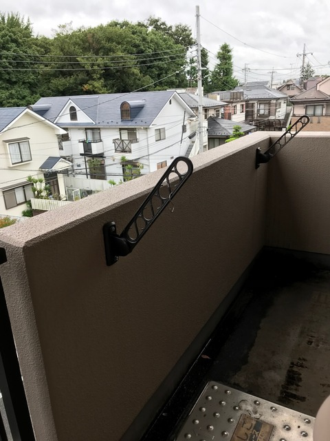 練馬区上石神井４丁目の賃貸マンションのバルコニー|同タイプ住戸です