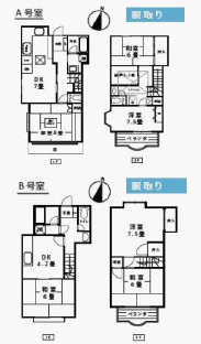 八王子市　一棟収益アパート　の間取り