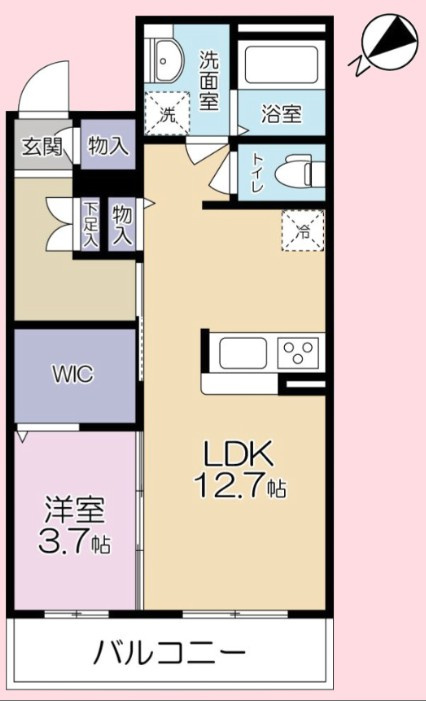 グリナージュの間取り
