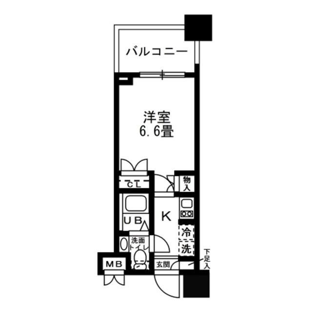 レジディア錦糸町の間取り