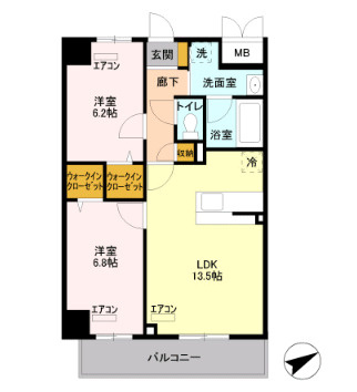 【間取り】 | グランリヴェール志木（Ｄ-room）