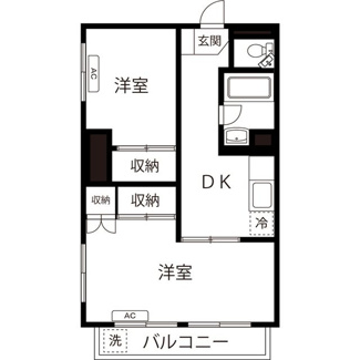 【間取り】 | 鶴見スカイマンション | 間取りです。