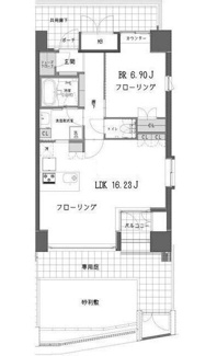 【間取り】 | ガーデン蒲田 | 間取りです。