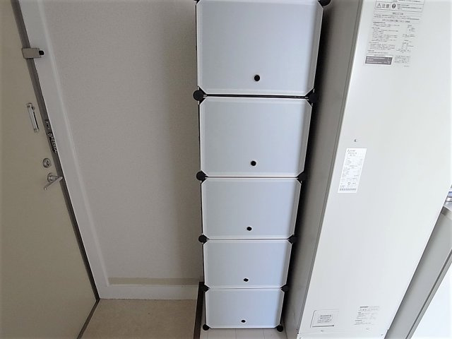 ときわハーバーハイツの玄関|玄関にはシューズＢＯＸ完備