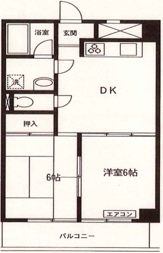 多摩リバビューマンションの間取り|間取りです。
