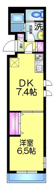 シエル・ドミールの間取り|★角部屋２面窓★