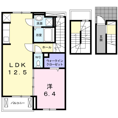 フライウェイＢの間取り
