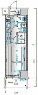 【間取り】 | ブライズ方南町 | 間取りです。