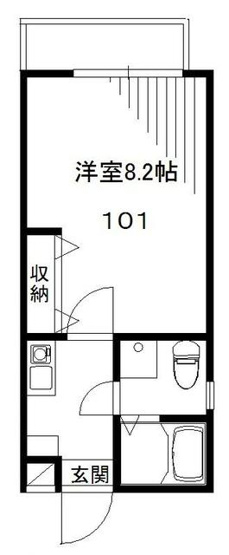 【間取り】 | 五本木２丁目マンション