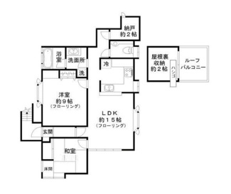 【間取り】 | 上池台５丁目住宅 | 間取りです。