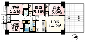 【間取り】 | シャルマンコーポ瀬田湖畔