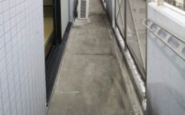 マンション白陽のバルコニー