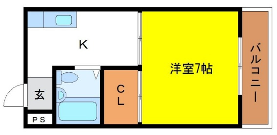 シャンテ大和の間取り