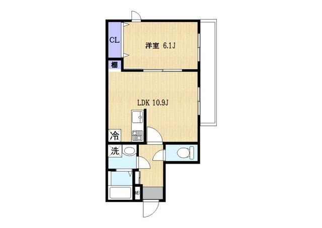ラヴィエント北千住の間取り|間取りです。