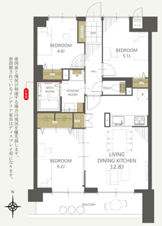 【間取り】 | じゅうグランドモア二日市