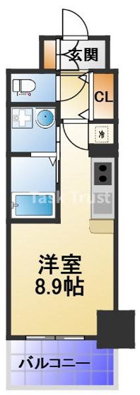 【間取り】 | LOWLANDS西天満