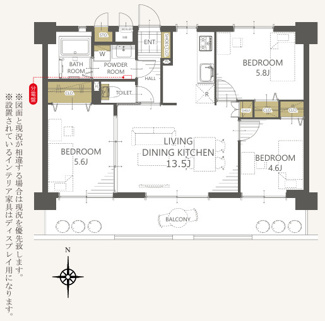 【間取り】 | ラフォーレ箱崎