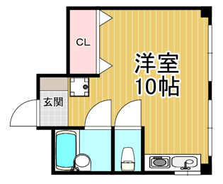 六番館の間取り