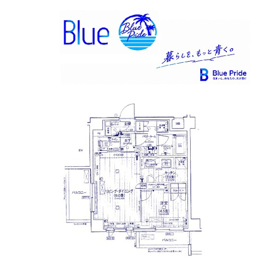 【間取り】 | デュオステージ横濱赤門通り