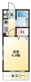 メゾン塚本の間取り|間取りです。