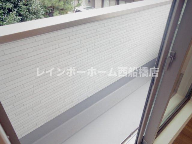 ラボーナ実籾のバルコニー