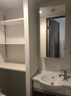 【独立洗面台】 | クレヴィスタ方南町Ⅱ | 嬉しい独立洗面台付き。