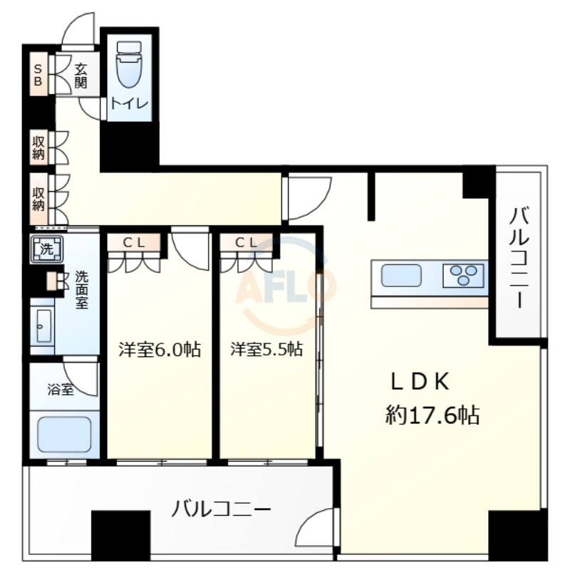 プレサンスレジェンド堺筋本町タワーの間取り|プレサンスレジェンド堺筋本町タワー　間取り