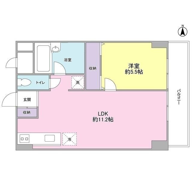丸元マンションの間取り