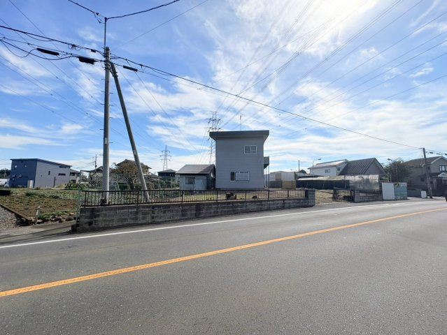 狭山市柏原　建築条件なし売地　西武新宿線『狭山市駅』バス10分　【柏原小学区】の前面道路含む現地写真