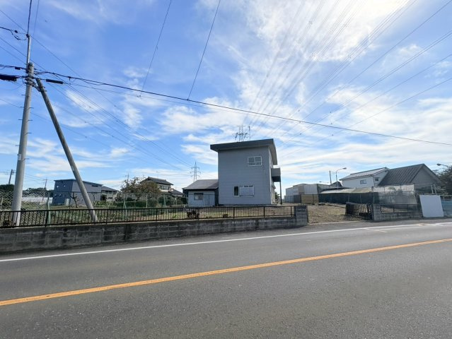 狭山市柏原　建築条件なし売地　西武新宿線『狭山市駅』バス10分　【柏原小学区】の前面道路含む現地写真