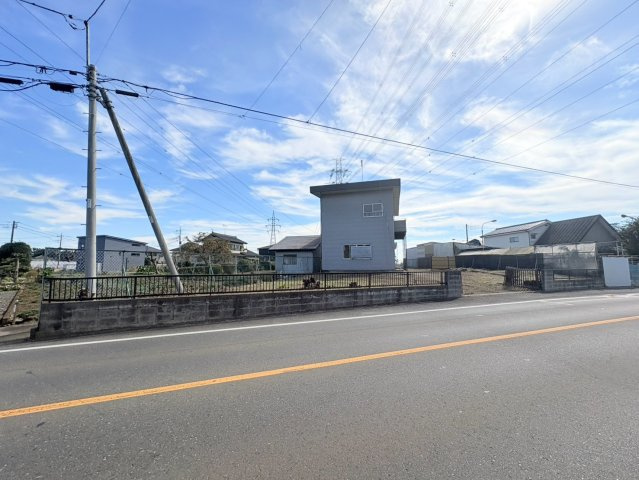 狭山市柏原　建築条件なし売地　西武新宿線『狭山市駅』バス10分　【柏原小学区】の前面道路含む現地写真