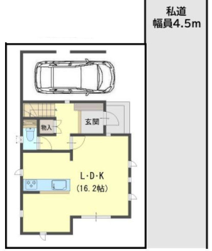 ●鶴見駅　新築戸建の区画図