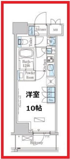 【間取り】 | パークアクシス錦糸町ヴェール