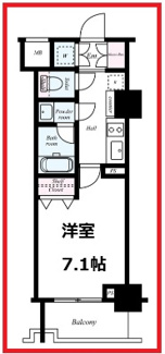 【間取り】 | フュージョナル上十条