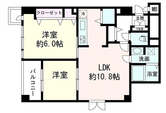 グランドメゾン田町の間取り|間取りです。