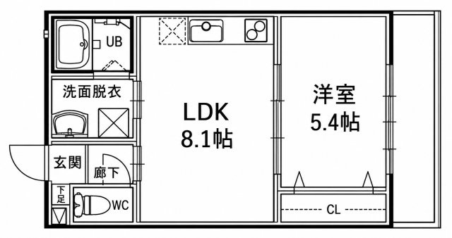 プライベートレジデンス東山七条の間取り
