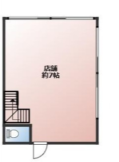 大野台3丁目　店舗付き住宅①の間取り|1階間取図です