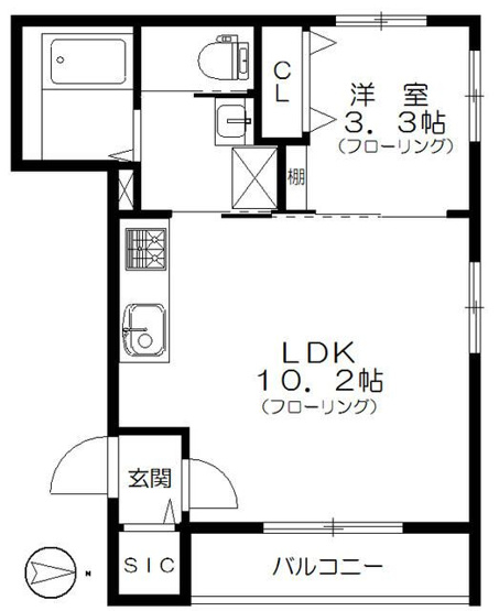 【間取り】 | Le Laurier中野