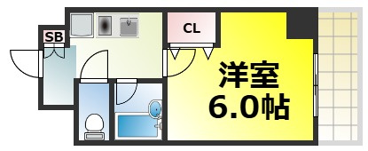 【間取り】 | メビウス難波WESTレジデンスZERO 仲介手数料無料