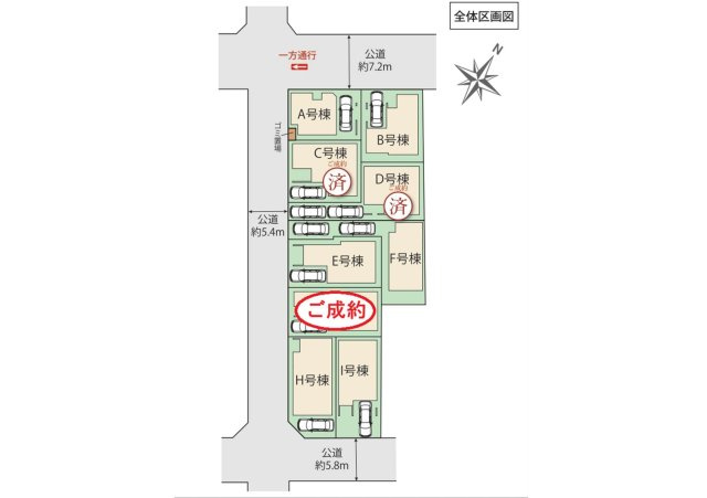 葛飾区細田4丁目の区画図
