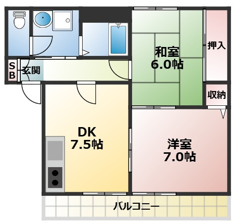ガーデンハイツの間取り