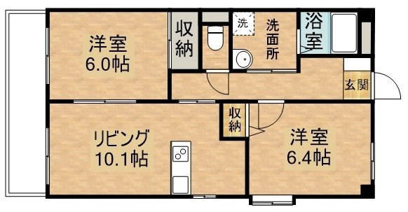 ＶＩＥＮＴＯ原尾島の間取り
