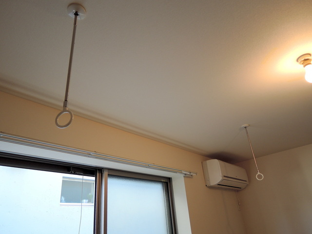 Ｖｉｌｌａ　Ｃｒａｄｌｅの設備|★雨の日でも便利な室内物干しフック★