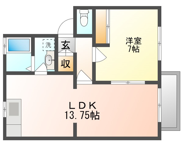 メゾン瀬戸A棟B棟の間取り