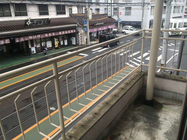 倉元ビルのバルコニー