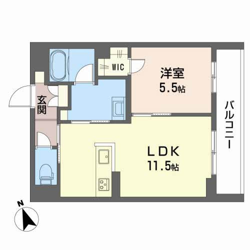 リバーサイド　ハナの間取り